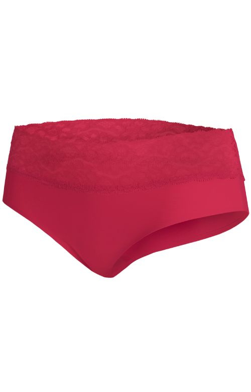 Bezszwowe figi Julimex Hipster z koronkowym pasem