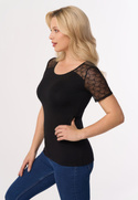Czarna bluzka damska Babell ODETTA 