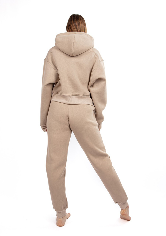 Ciepły komplet dresowy, bawełniany Dk-k-b16 jasny róż Dkaren