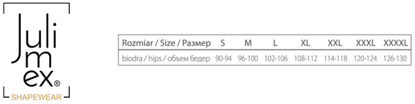 Wyszczuplające, wysokie figi Julimex 251 z zapięciami do biustonosza