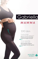 Rajstopy damskie Gabriella ciążowe Mamma 100 den