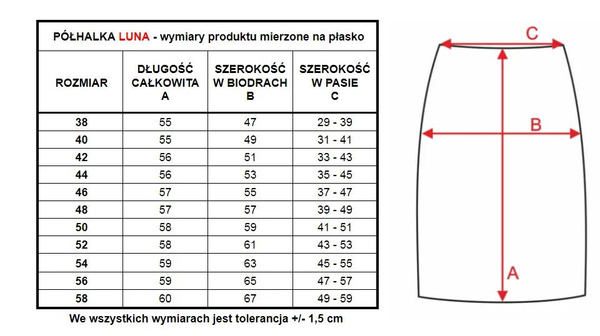 Klasyczna półhalka Luna gładka 6417 beżowy - Mewa