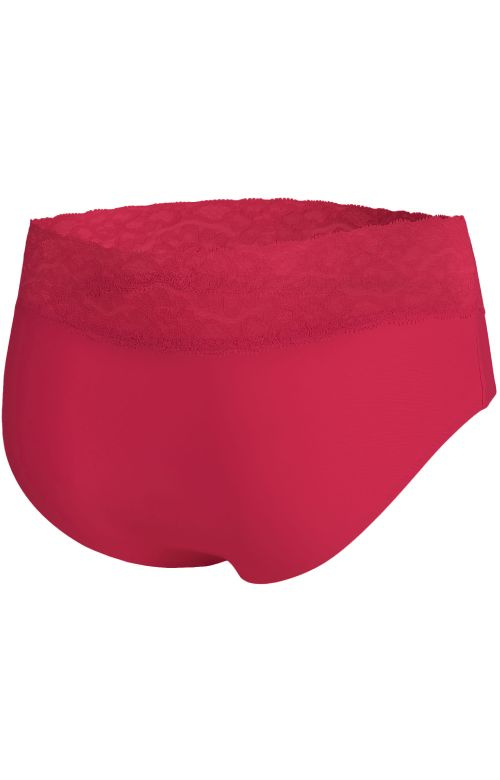 Bezszwowe figi Julimex Hipster z koronkowym pasem