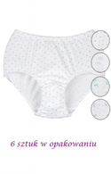 Figi damskie Angelika - 6 sztuk w opak.