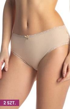 Figi damskie z koronką Lama 4000 Bikini 2 pary