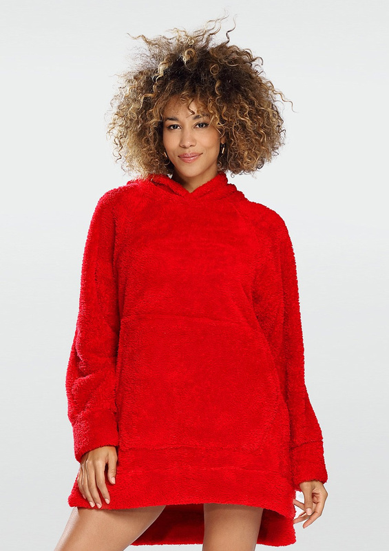 Bluza ARIELA - puch czerwony  - Dkaren
