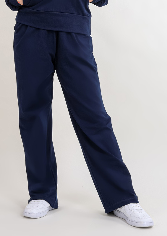 Spodnie DK-K-B8 - biały bawełna - Dkaren