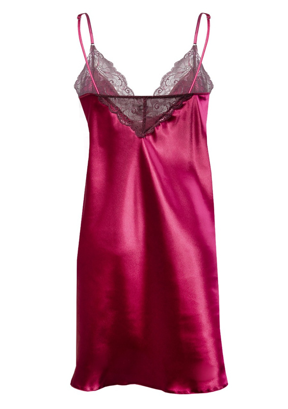 Halka LYSSA - satyna bordo - Dkaren