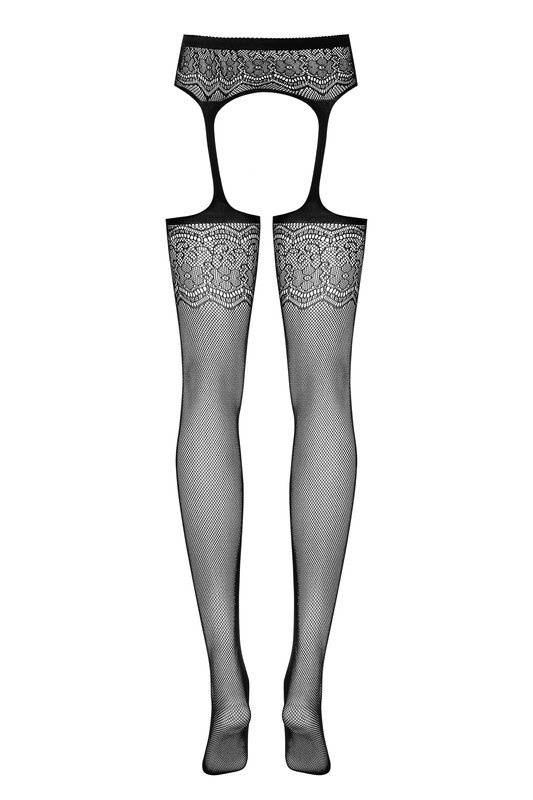 Pas do pończoch i pończochy 2w1 Obsessive S207