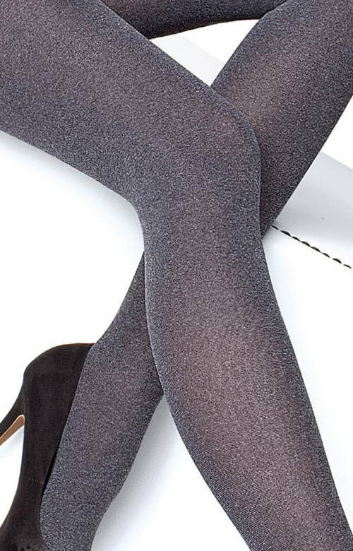 Melanżowe rajstopy Fiore MICHELLE 60 DEN w odcieniu czarnoszarym