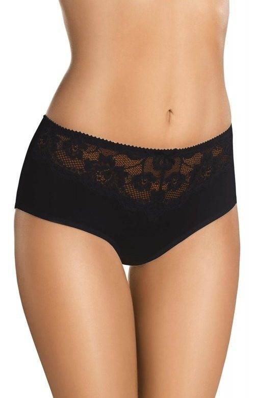 Bawełniane czarne figi damskie Gabidar 124