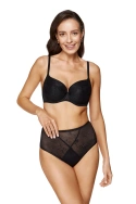 Cate biustonosz usztywniany z koronką - czarny (CATE/B4/CZARNY) - Gorteks