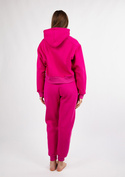 Ciepły komplet dresowy, bawełniany Dk-k-b16 fuksja Dkaren
