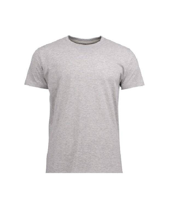 Szary T-shirt męski Noviti szary melanż TT-002