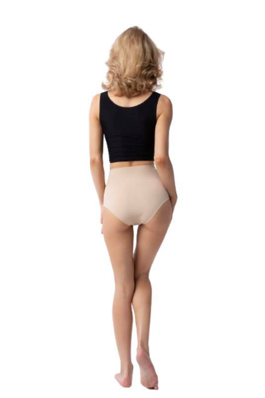 Bardzo wysokie, bezszwowe figi Julimex AMBER MAXI HIGH beżowe