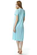 Kobieca koszula nocna Berenika 1693 turkusowy - Mewa