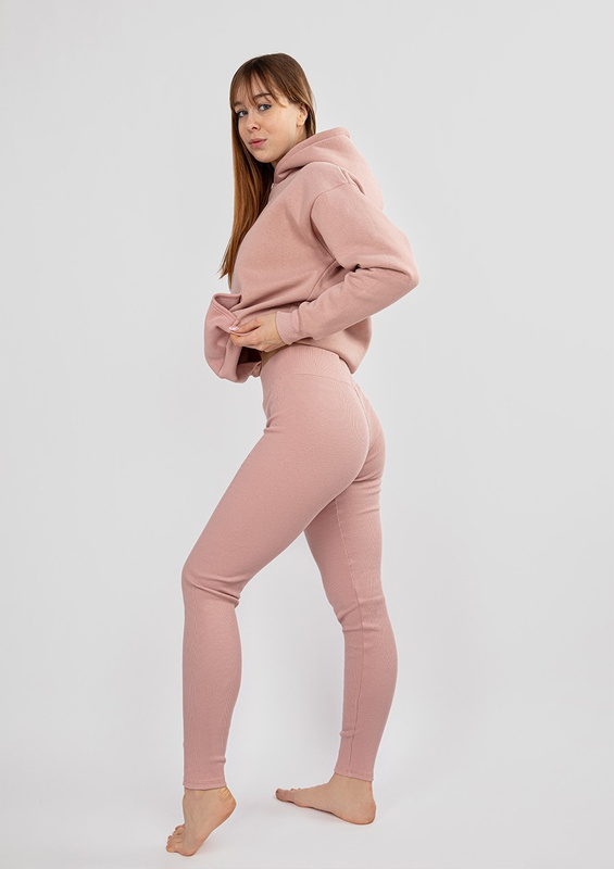 Komplet Oseye H1 - puder bawełna gruba i prążki - Dkaren