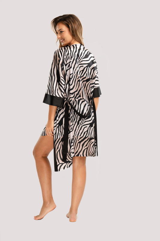 Fantazyjny szlafrok BRAGA - Unikat