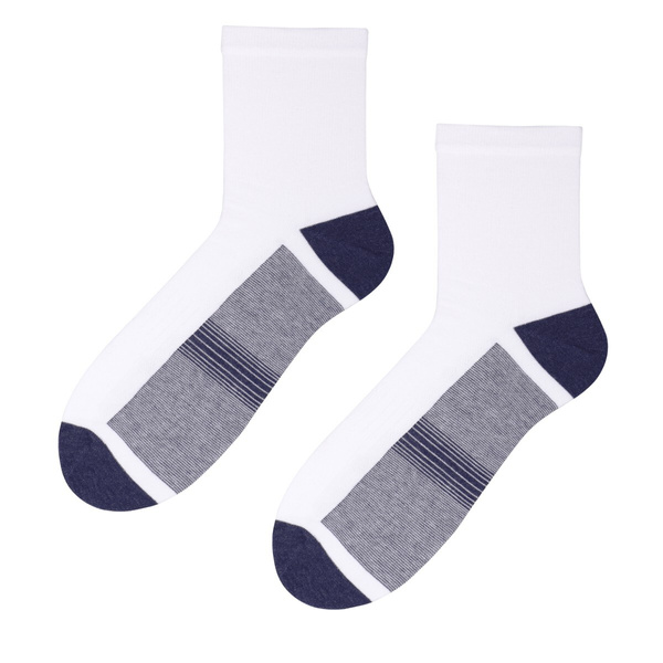 Sportowe skarpetki męskie Steven 057/ jasne