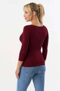 Bluzka damska MANATI 3/4 Babell BORDO