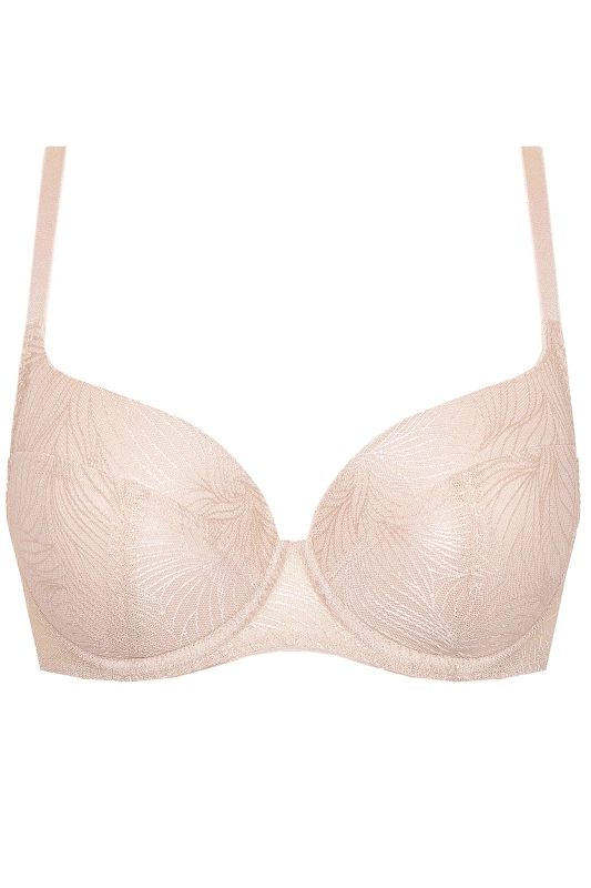 Biustonosz usztywniany z uroczą koronką - beż CATE/B4 - Gorteks