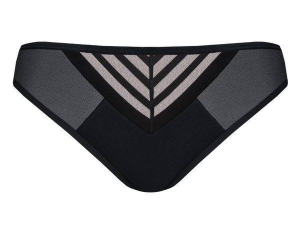 Czarne figi damskie typu brazyliany Gorsenia K812 YOKO - Gorsenia