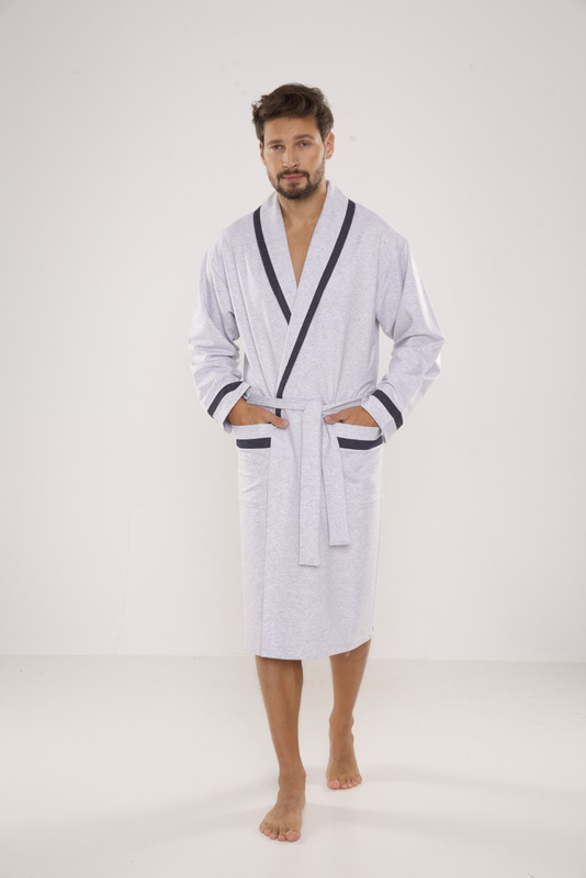 Elegancki szlafrok męski De Lafense - 564 Bruno