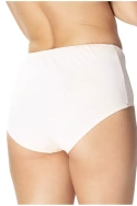 Klasyczne białe majtki damskie z wciąganą gumką Mewa 6340 Eliza