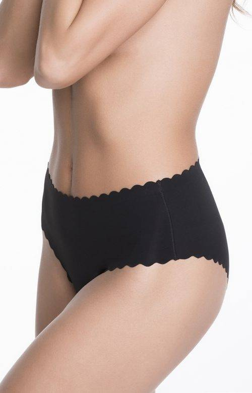 Wysokie, gładkie figi Julimex SHELLIE MAXI, laserowo cięte