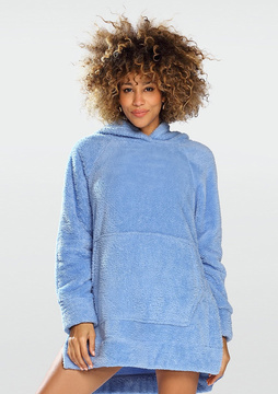 Bluza ARIELA - puch ciemny niebieski  - Dkaren