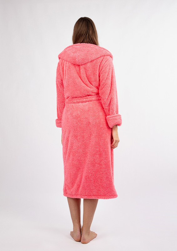 Szlafrok/Podomka DIANA DŁUGA - puch koral - Dkaren