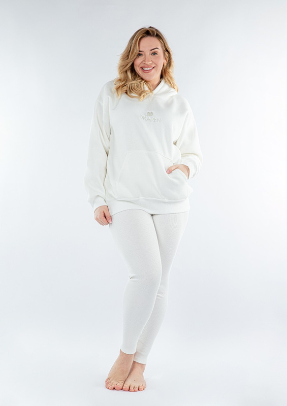 Komplet Oseye H1 - fuksja bawełna gruba i prążki - Dkaren