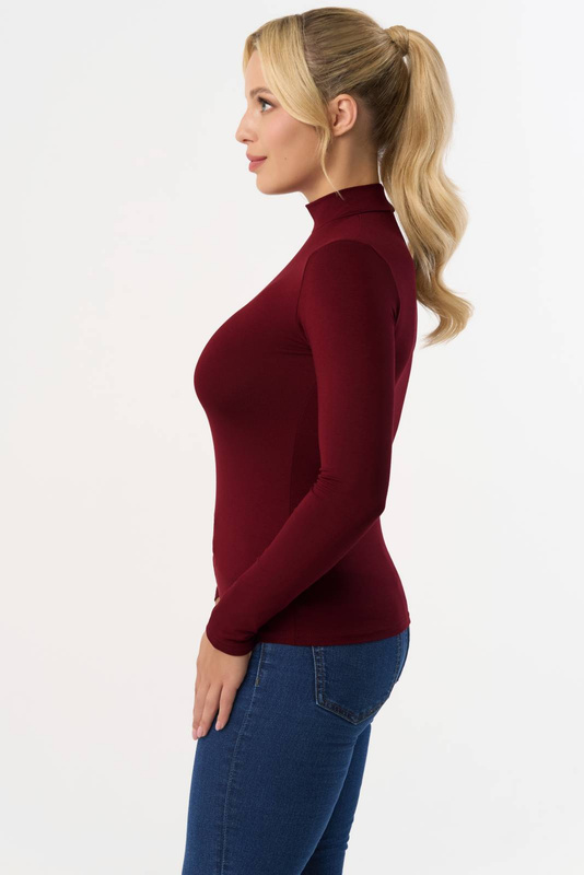 Półgolf damski Babell RESTA w kolorze bordo