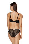 Eclipse Biustonosz typu full cup z koronką - czarny (ECLIPSE/B5) - Gorteks