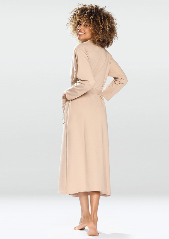 Bawełniany szlafrok/ podomka MELISSA - zieleń- Dkaren