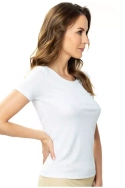 Biała koszulka z jedwabiu Vistex Mewa Otto 6556
