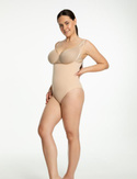 Wyszczuplające body pod biust 419 SEAMLESS BODY OPEN BUST bezszwowe beż