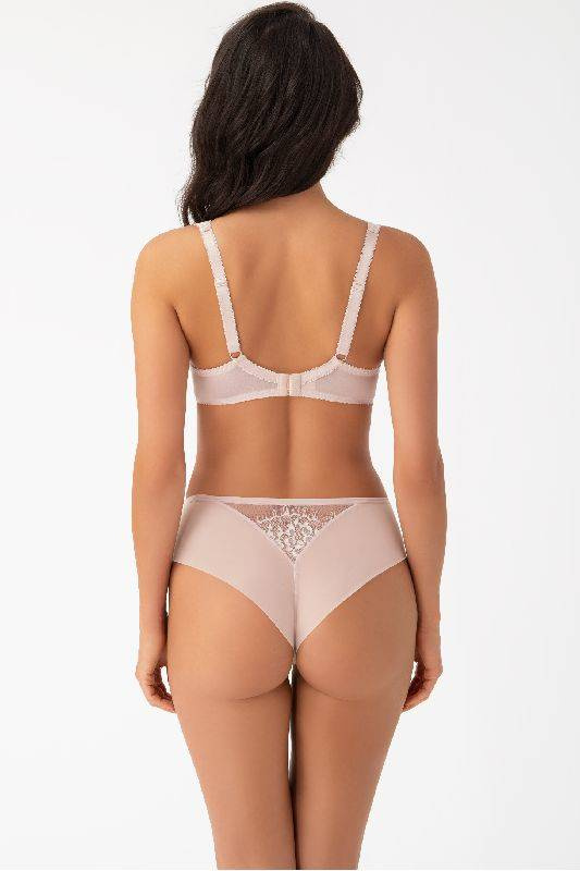 Eleganckie beżowe figi brazyliany Gorsenia K649 ALICANTE