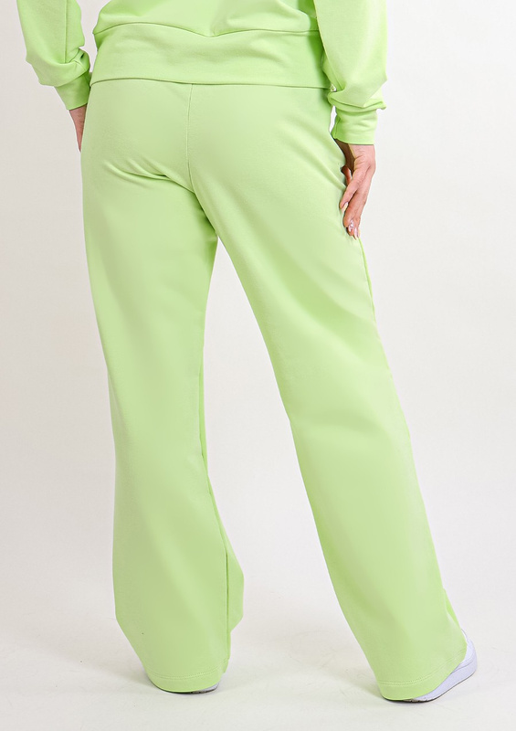 Spodnie DK-K-B8 - jasny zielony bawełna - Dkaren