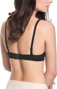 Czarny dwurzędowy zmniejszacz obwodu biustonosza Julimex BA-02