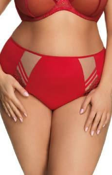 Czerwone figi damskie Gorsenia K497 Paradise