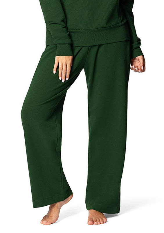 Spodnie DK-K-B8 - biały bawełna - Dkaren