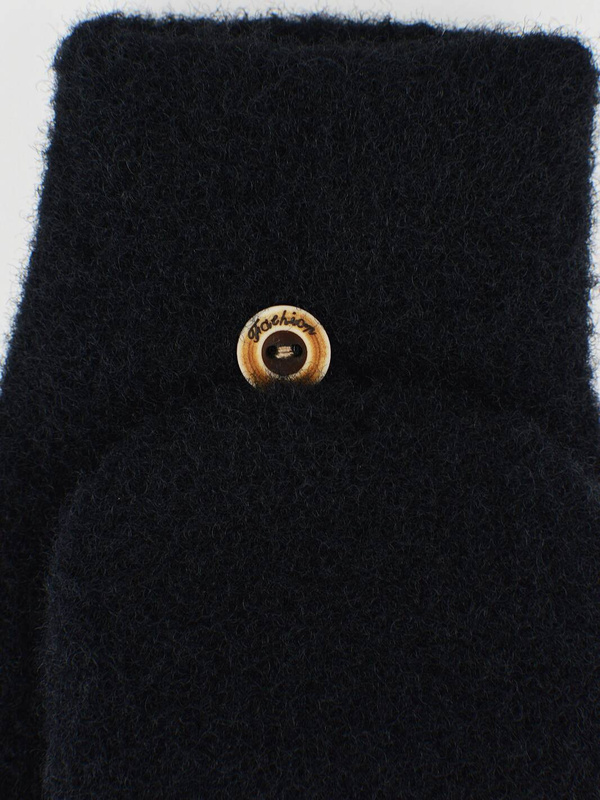 Rękawiczki damskie 5P puszyste pojedyn kaptur RZ073 - Noviti