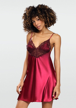 Halka LYSSA - satyna bordo - Dkaren