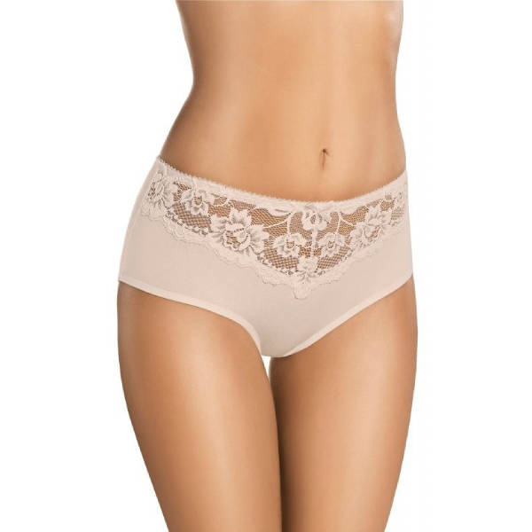 Bawełniane beżowe figi damskie Gabidar 124