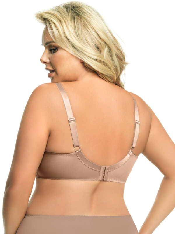 K378 biustonosz miękki BIG beżowy VICTORIA - Gorsenia