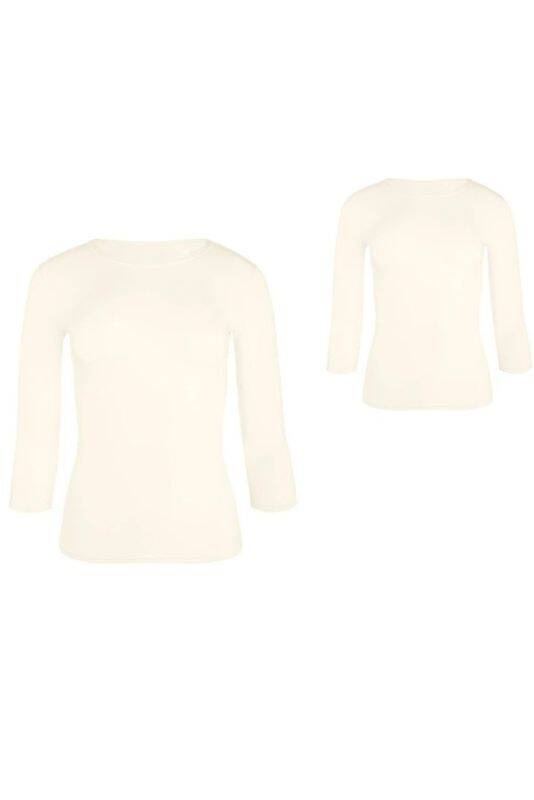 Bluzka damska Babell MANATI 3/4 ECRU