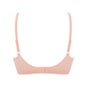 Nowoczesny bezszwowy różowy biustonosz Julimex Simple T-SHIRT BRA