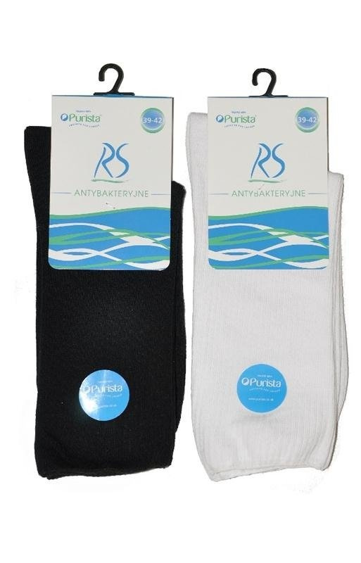 Bezuciskowe skarpetki Regina - Purista BIAŁE