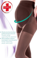 Rajstopy ciążowe damskie Gabriella - Mamma 100 den hazel OSTATNIA SZTUKA